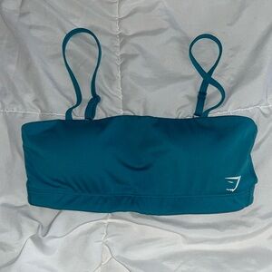 GYMSHARK Bandeau Sports Bra Comet Blue